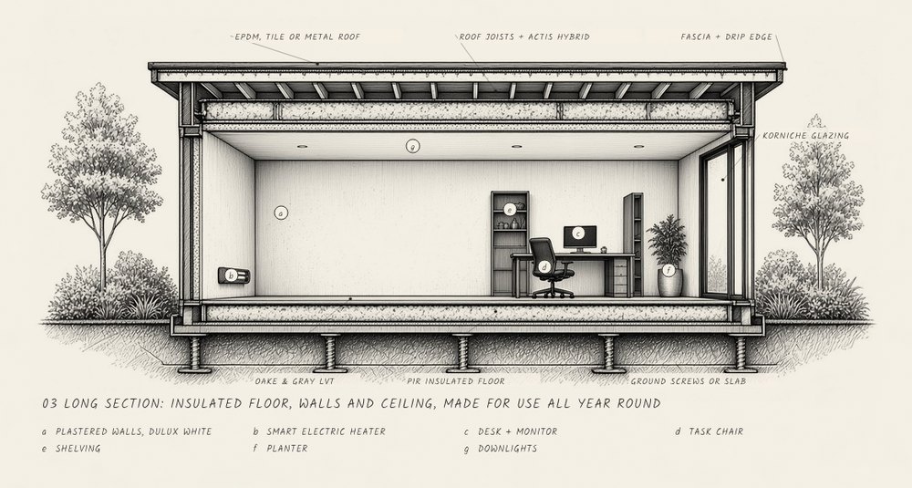 Panel 3 of 4: long section