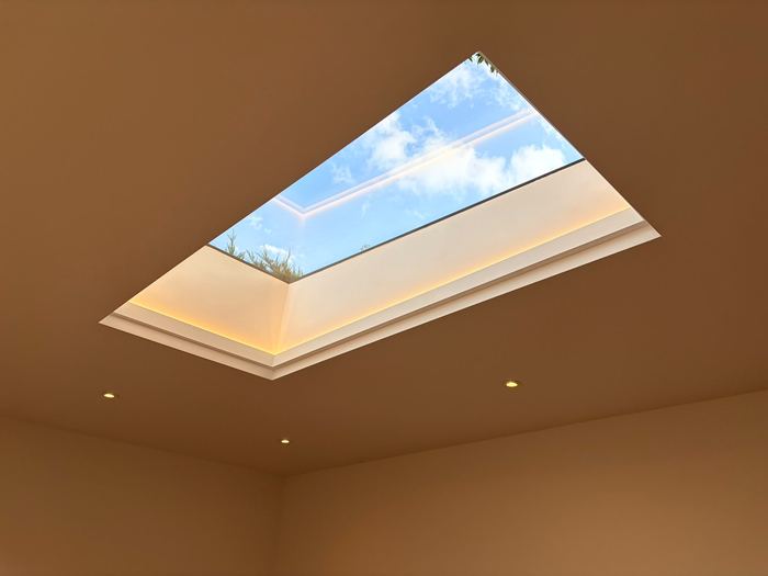 Roof lantern with LED surround